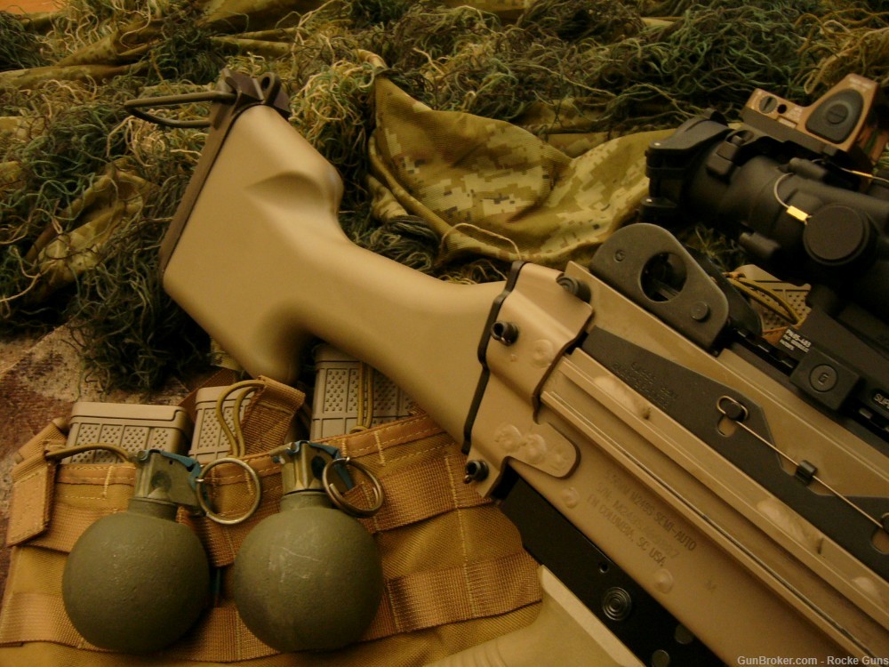 FN FNH M249 SAW M249S TRIJICON M249 OPTICS BELTED AMMO SOCOM RMR DARK EARTH-img-47