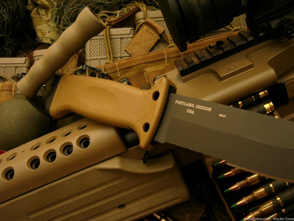 FN FNH M249 SAW M249S TRIJICON M249 OPTICS BELTED AMMO SOCOM RMR DARK EARTH-img-63
