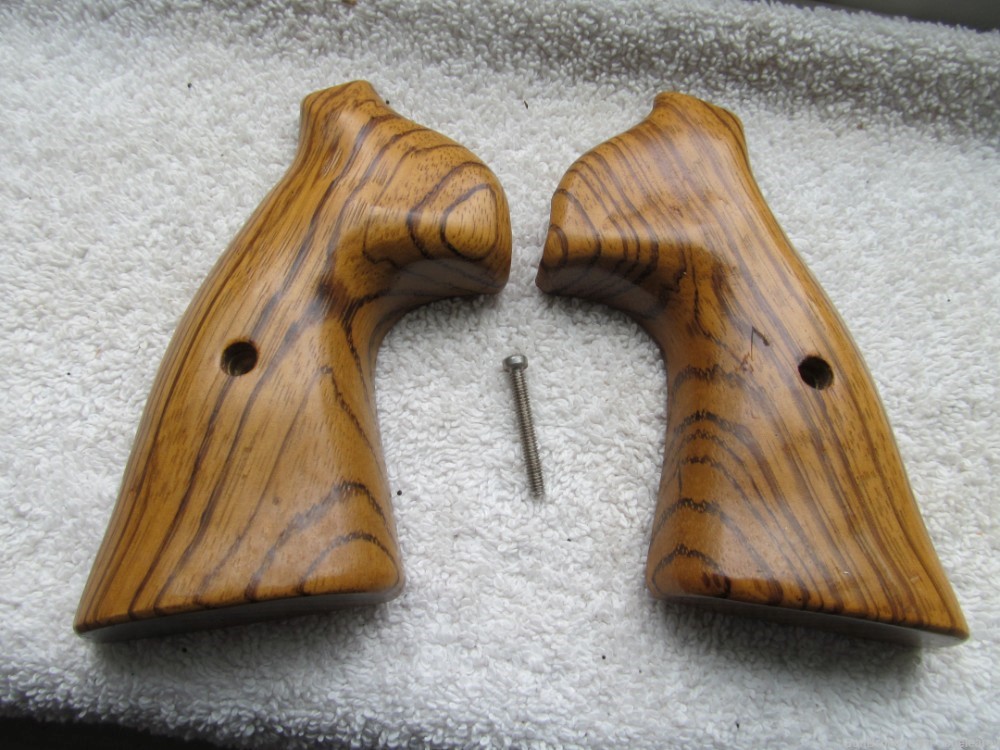 S&W Custom Exotic Wood K-frame Grips-img-0