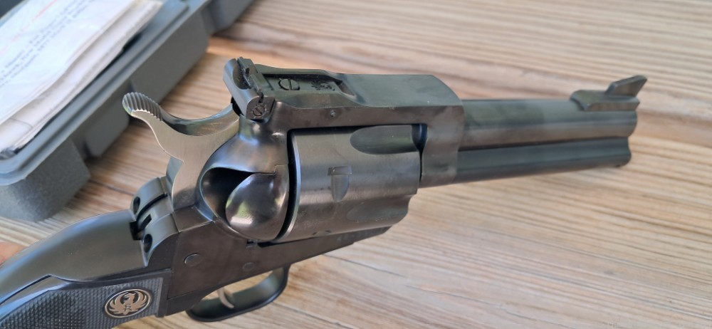 Excellent Ruger New Model Revolver 41Magnum Adj Site 2009 MFG 10405 Blued-img-4
