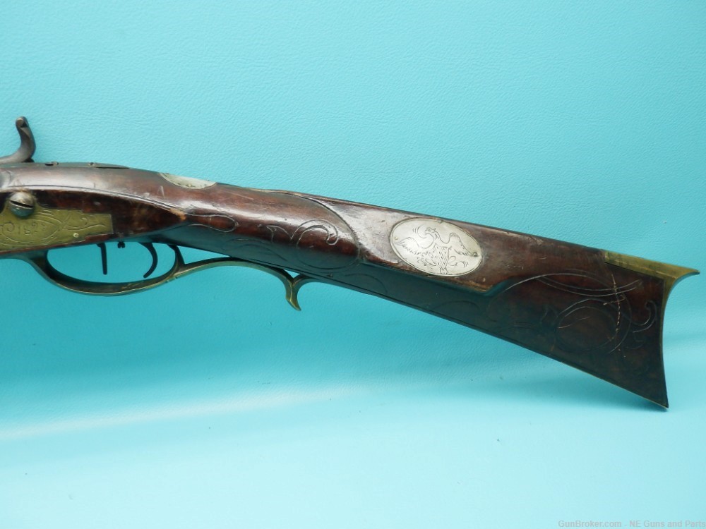  Pennsylvania Long Rifle, 1823 by Samuel Spangler .36cal percussion 40"bbl-img-8