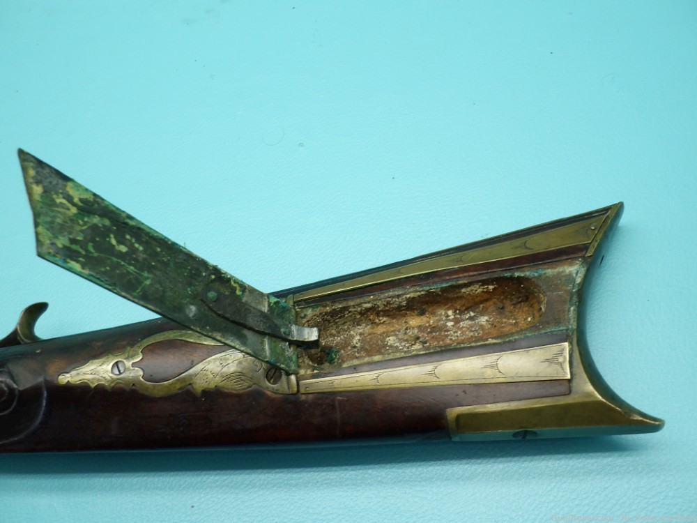  Pennsylvania Long Rifle, 1823 by Samuel Spangler .36cal percussion 40"bbl-img-30