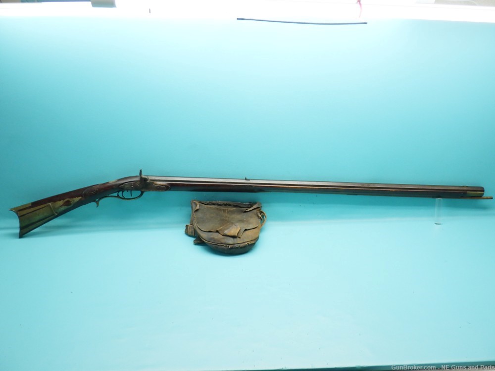  Pennsylvania Long Rifle, 1823 by Samuel Spangler .36cal percussion 40"bbl-img-0