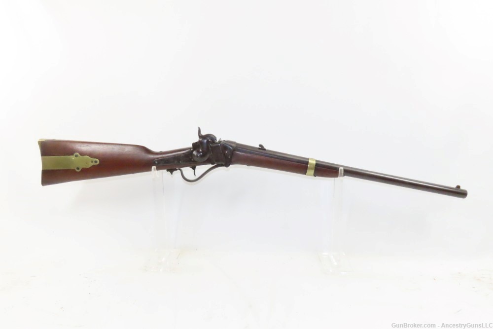 John Brown Sharps/BEECHER’S BIBLE’s Sharps Model 1853 SLANT BREECH Carbine -img-1