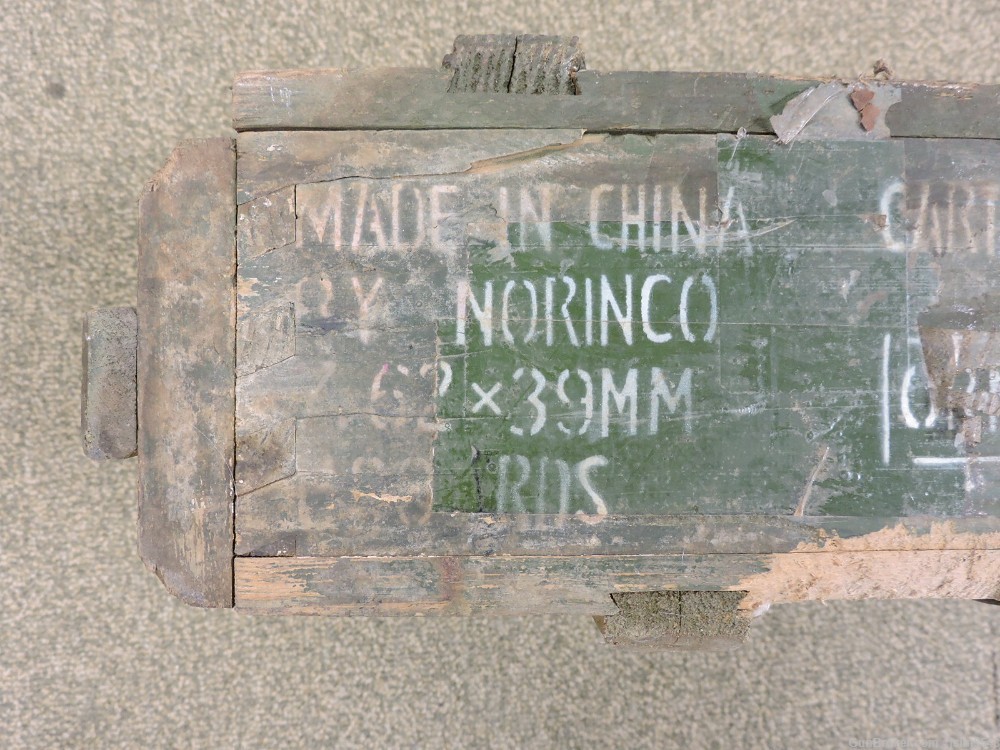 Norinco 7.62x39 1100rd Sealed Wood Ammo Crate - CSI LA-img-1