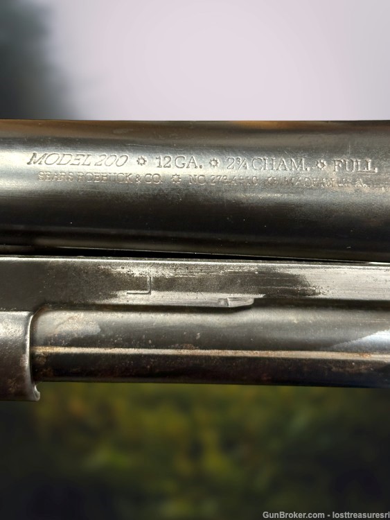Sears Model 200 Pump Action Shotgun .12GA 28"BBL (Penny Auction $0.01)-img-6