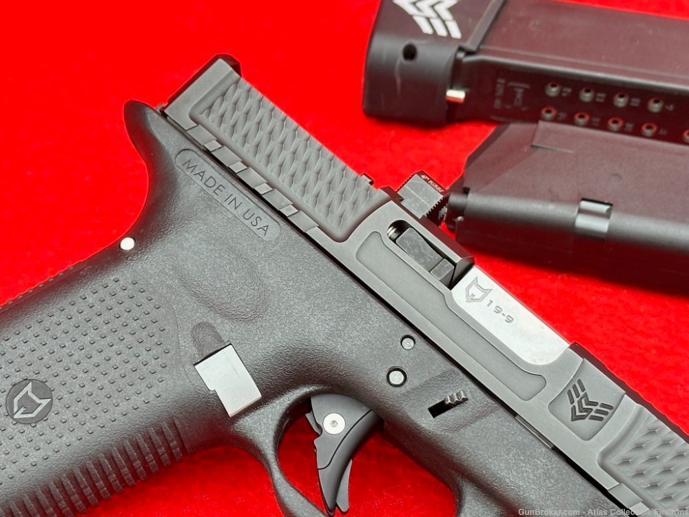 Lone Wolf Arms Custom 19-9 Black 9mm 4.5" Threaded - RMR Cut & 3 Magazines-img-7