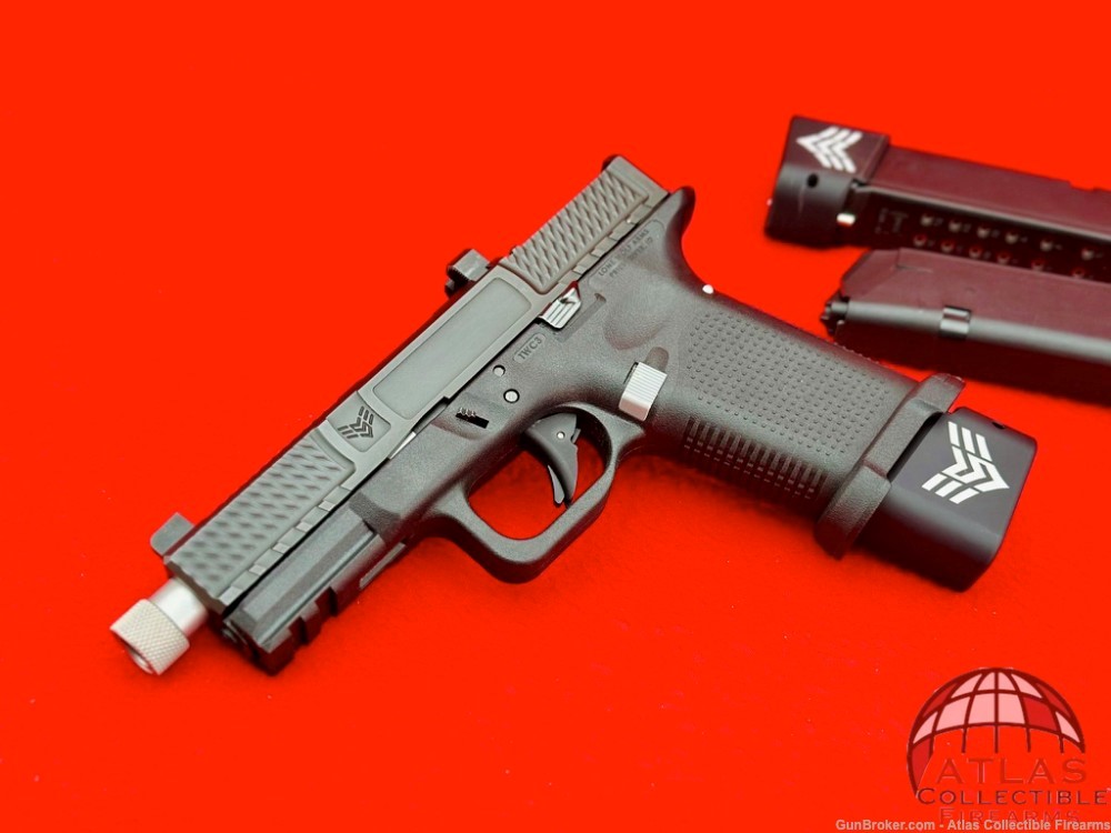 Lone Wolf Arms Custom 19-9 Black 9mm 4.5" Threaded - RMR Cut & 3 Magazines-img-0