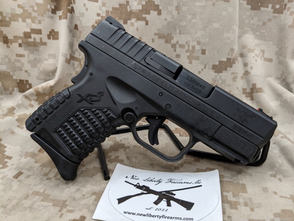 Springfield Armory XDS-9 Subcompact Pistol 9MM Used w/ 1 Mag Very Good 3.3"-img-1