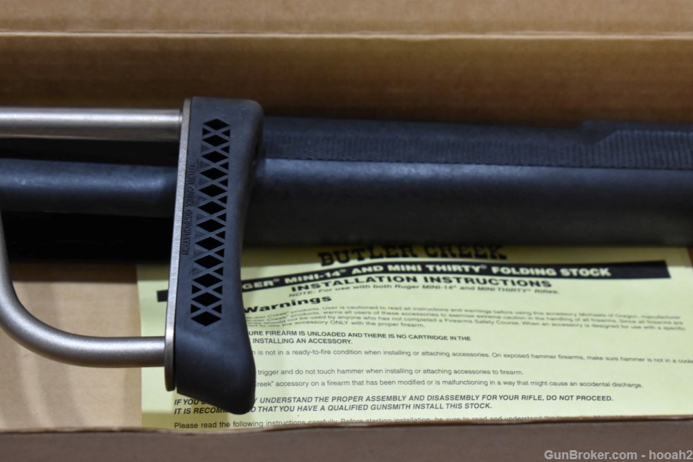 Butler Creek Ruger Mini 14 & 30 Folding Rifle Stock W/Box Please READ-img-2