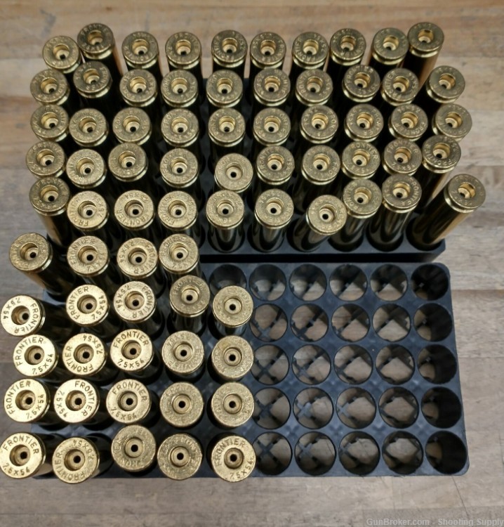 7.5x54 MAS Brass 74 Count New Frontier-img-1