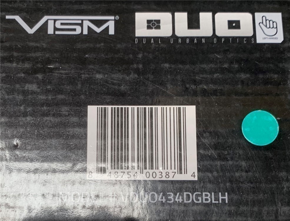VISM VDUO434DGBLH DUO Reflex Optic 4x34 Left Hand-img-2