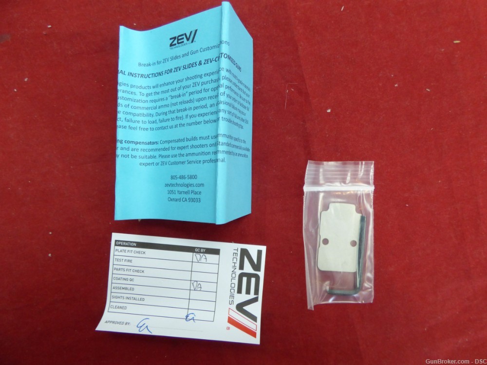 Zev Technologies Z17 Dragonfly OR Grey Stripped Slide G17 Gen3 Trijicon-img-4