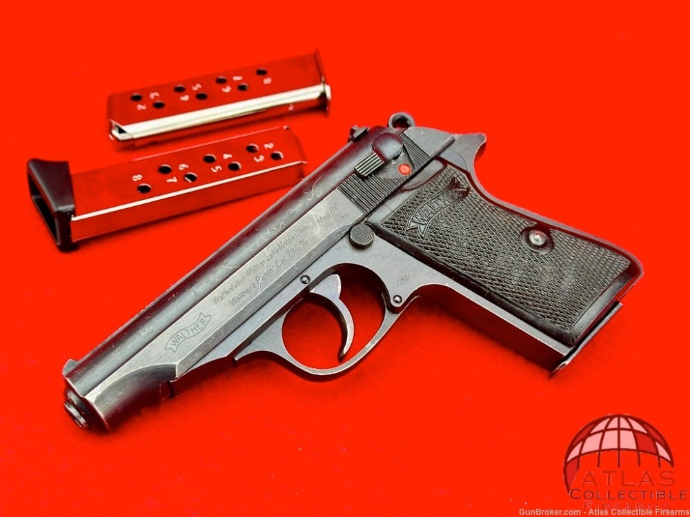 German Made Walther Model PP 7.65mm/.32ACP 3.9" - Waffen Marked-img-0