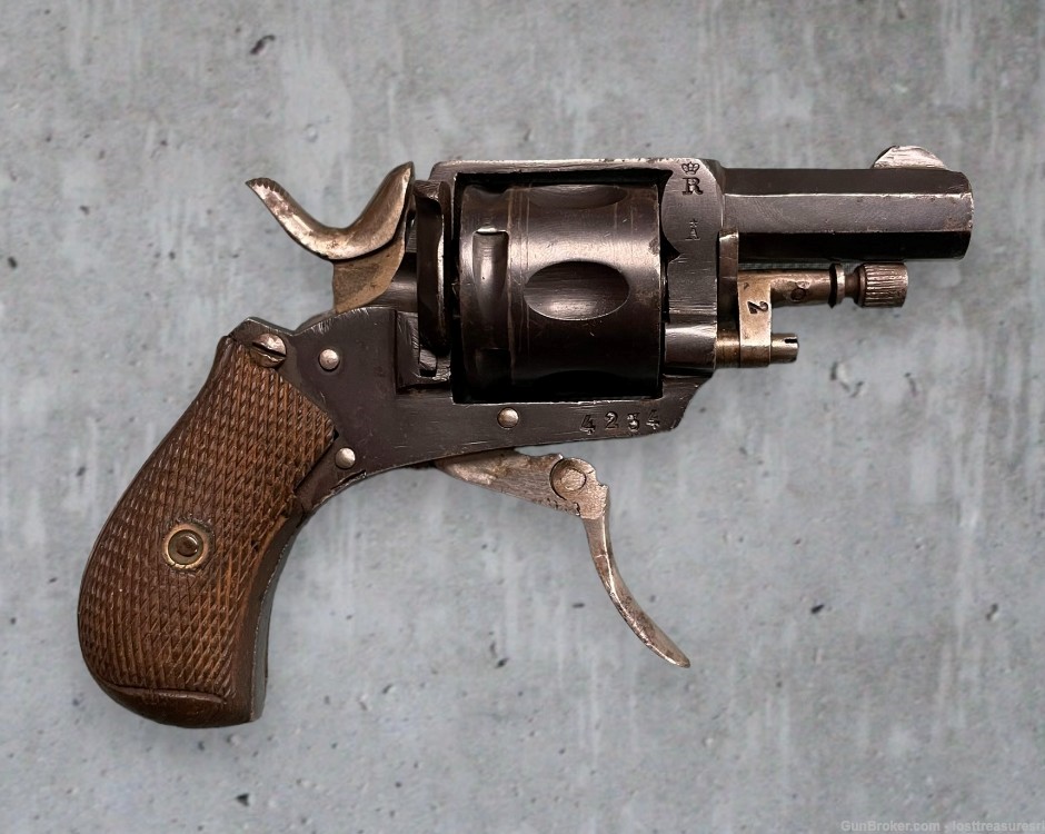 Belgium Pocket Pistol .320CAL Revolver-img-12