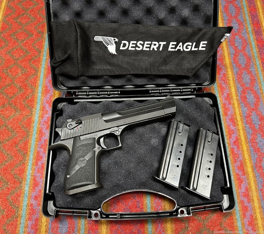 Magnum Research DESERT EAGLE .50 AE MK XIX 6” 2-7 Rd Mags Used w/box -img-5