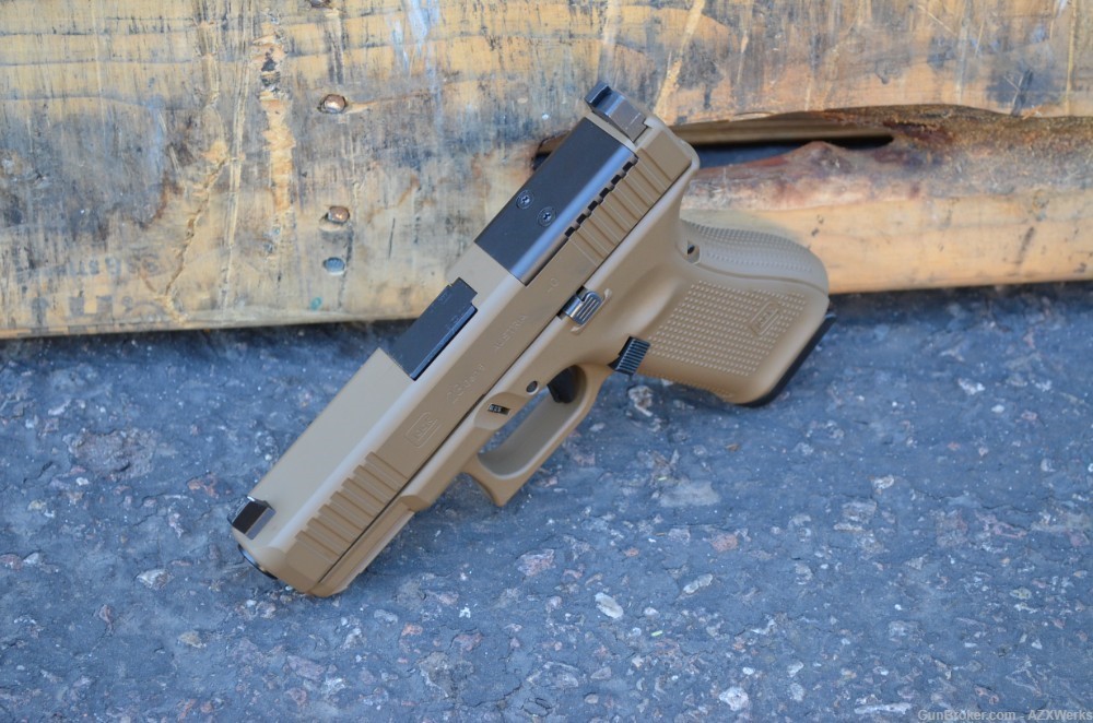 Glock 23 Gen 5 MOS X-Werks Glock FDE Trijicon Suppressor HT OR NS G5-img-2