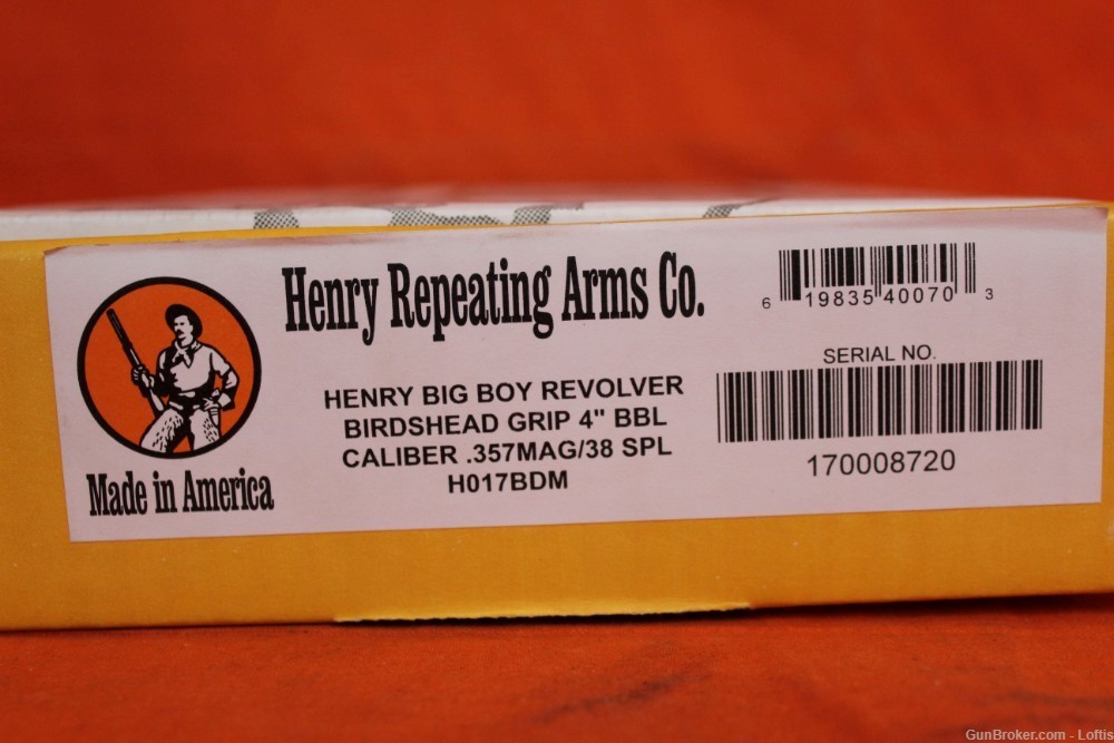 Henry Big Boy Revolver Birdshead Grip .357Mag NEW! Free Layaway!-img-1