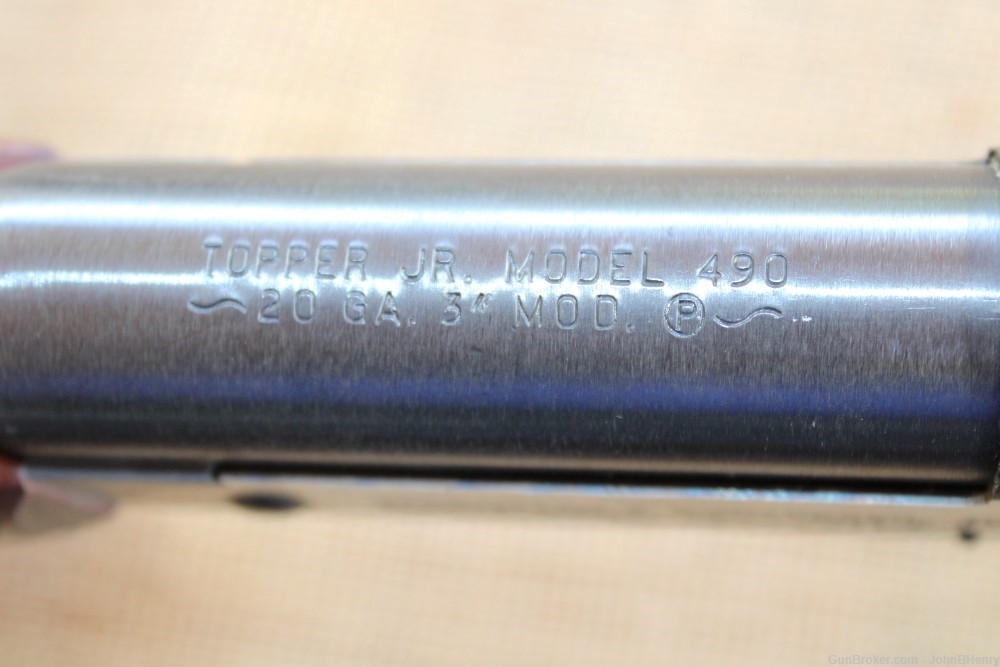 Harrington & Richardson Topper Jr Model 490 20 Gauge Single Shot Shotgun-img-5
