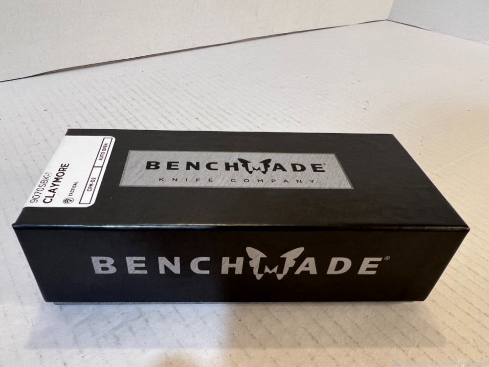 Benchmade 9070SBK-1 Claymore AUTO Folding Knife 3.6" CPM-D2 NIB!-img-4