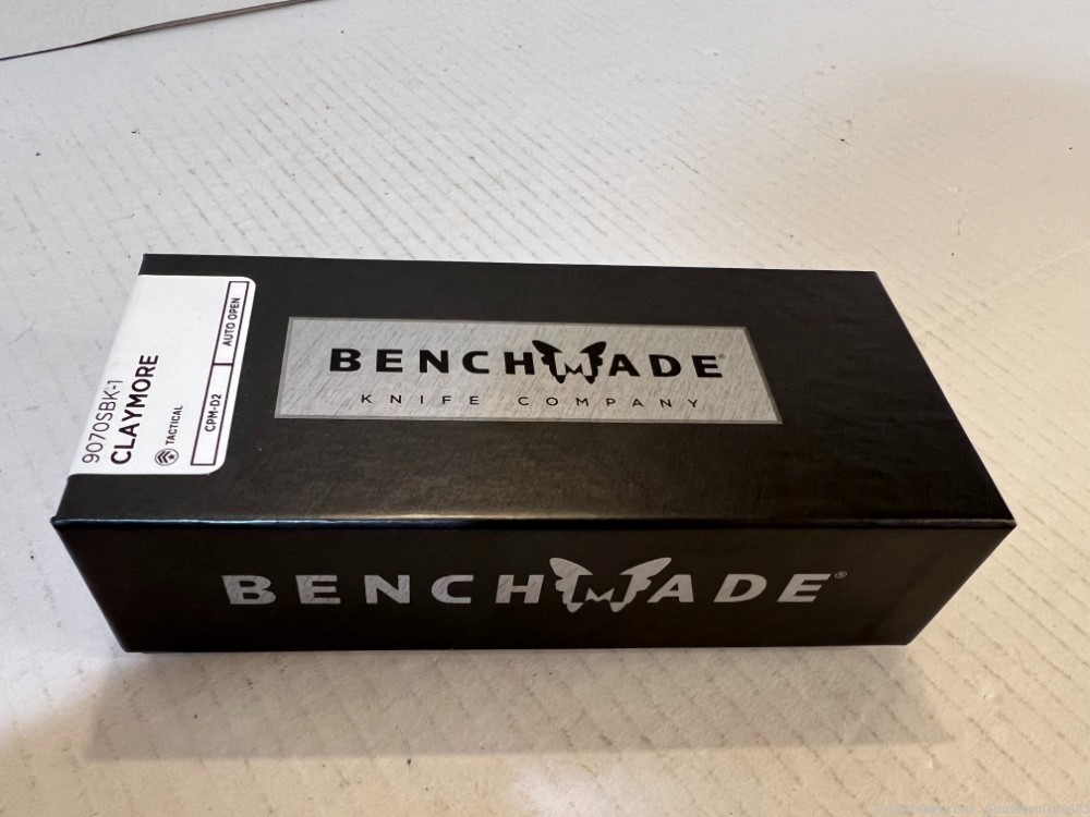 Benchmade 9070SBK-1 Claymore AUTO Folding Knife 3.6" CPM-D2 NIB!-img-2