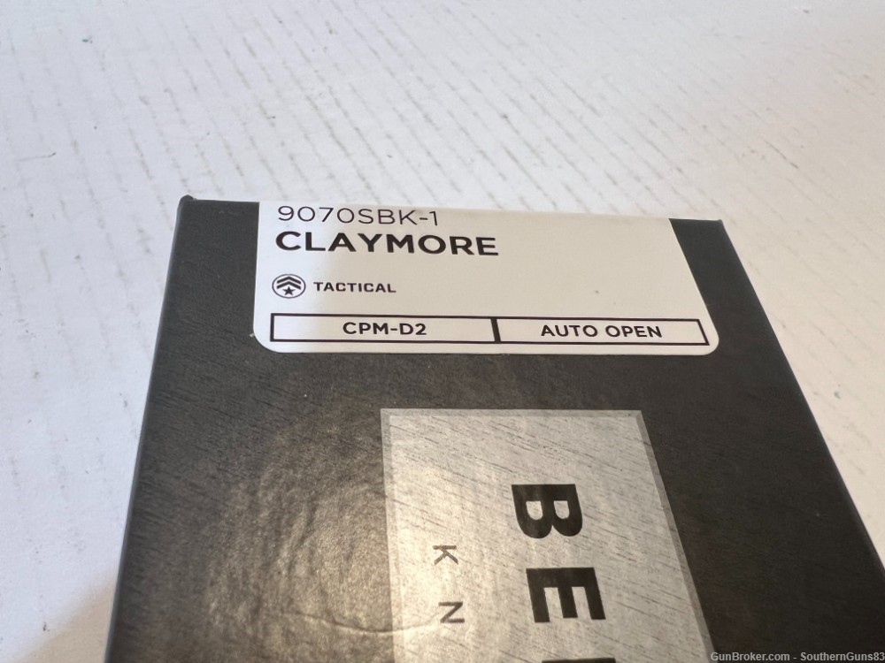 Benchmade 9070SBK-1 Claymore AUTO Folding Knife 3.6" CPM-D2 NIB!-img-3