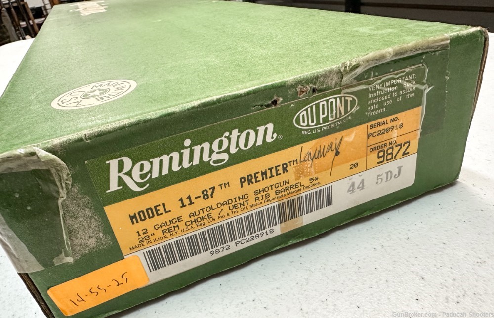 Remington 11-87 Premier 12ga 28" Shotgun - Never fired with original box!!-img-10