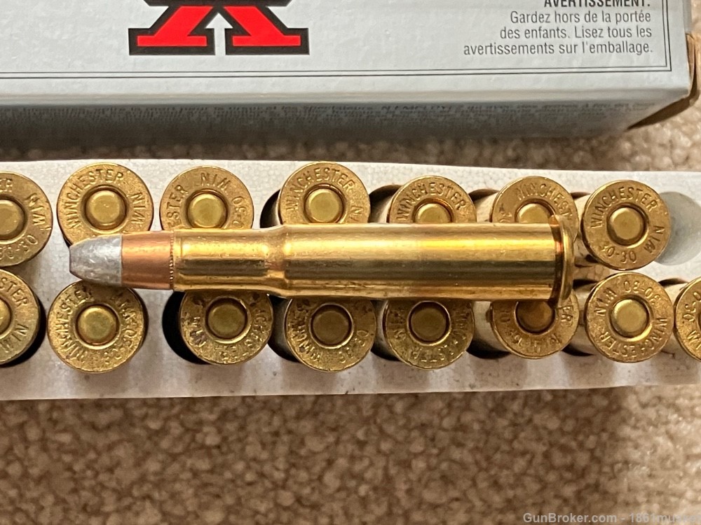 Winchester Super X 30-30 170 grain Silvertip 20 round box NOS-img-0