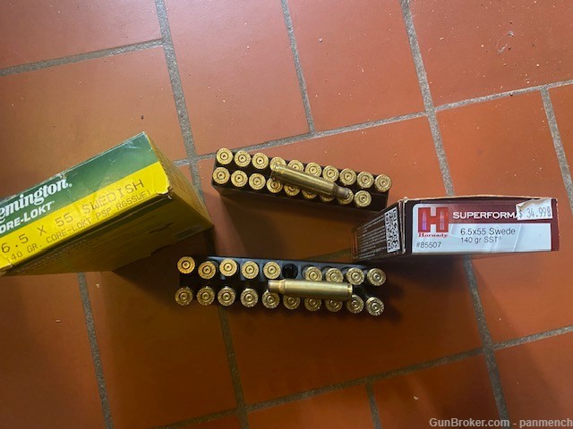 Hornady Remington  6.5 x 55 Swedish 1x-fired Brass 40 pieces-img-1