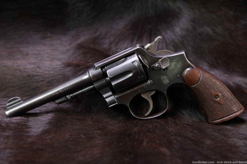 Smith & Wesson S&W .32-20 Hand Ejector Model 1905 WCF 6" DA/SA Revolver C&R-img-3