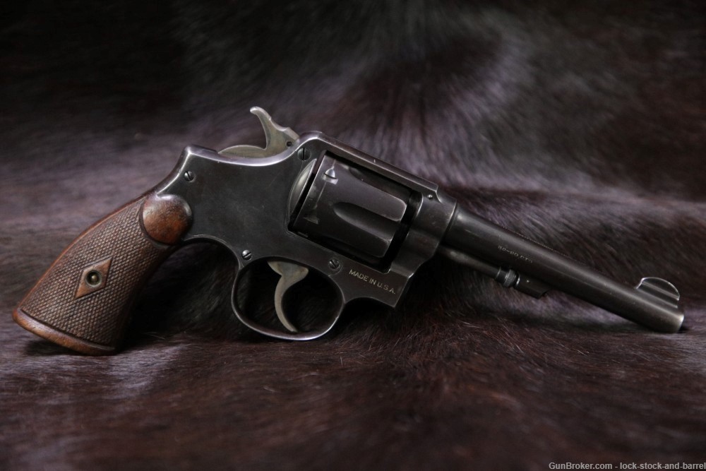 Smith & Wesson S&W .32-20 Hand Ejector Model 1905 WCF 6" DA/SA Revolver C&R-img-2