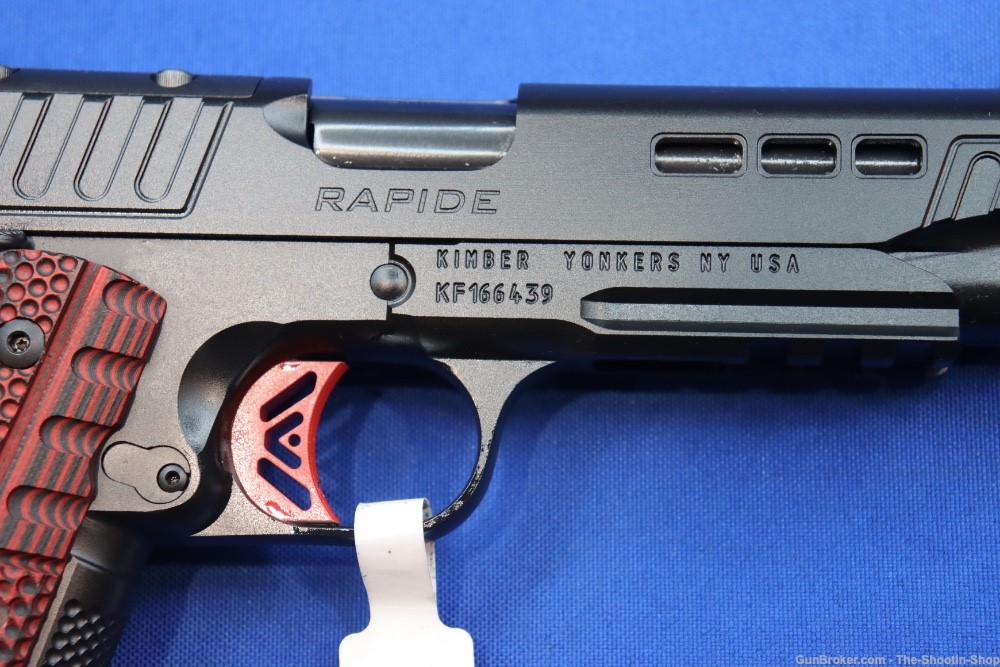 Kimber Model RAPIDE HEAT 1911 Pistol 9MM Optics Ready Threaded G10 RED-img-8
