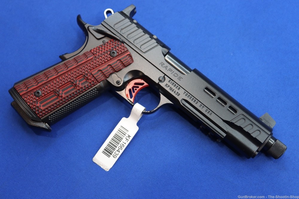 Kimber Model RAPIDE HEAT 1911 Pistol 9MM Optics Ready Threaded G10 RED-img-6