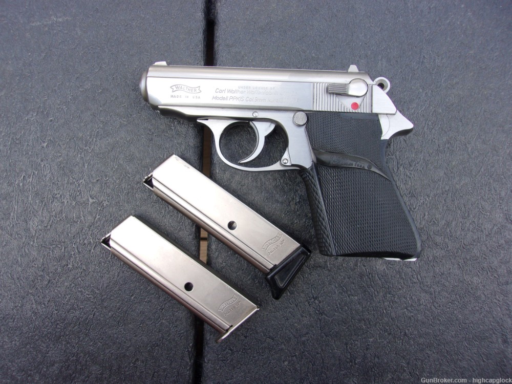Walther PPK/S .380 3.3" Semi Auto Stainless Pistol Interarms w/ Box $1START-img-4