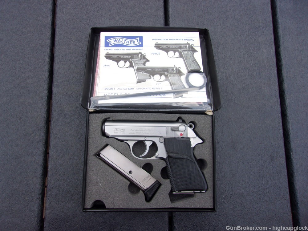 Walther PPK/S .380 3.3" Semi Auto Stainless Pistol Interarms w/ Box $1START-img-31
