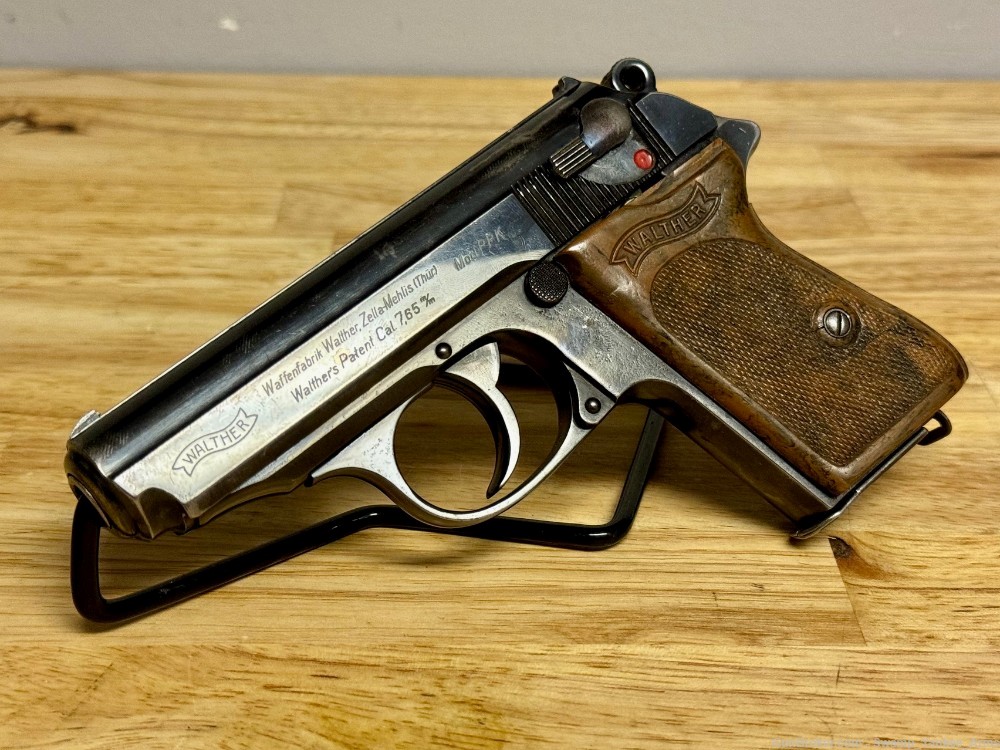 Walther PPK, manf. 1933, 32ACP, 3.3" bbl, 90 degree safety, NO IMPORT MARKS-img-1