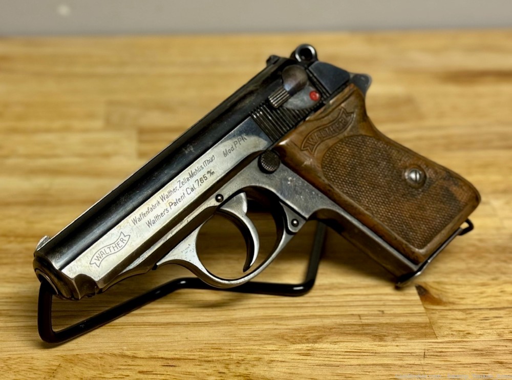 Walther PPK, manf. 1933, 32ACP, 3.3" bbl, 90 degree safety, NO IMPORT MARKS-img-0