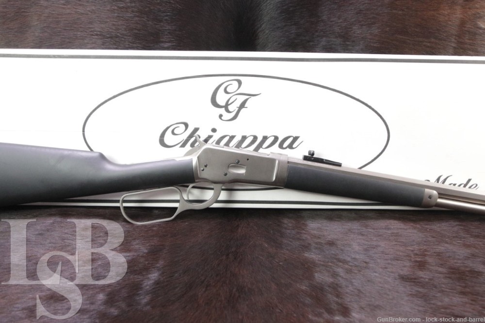Chiappa 1892 Alaskan Chrome Takedown .45 Colt 16" Lever Action Rifle-img-0