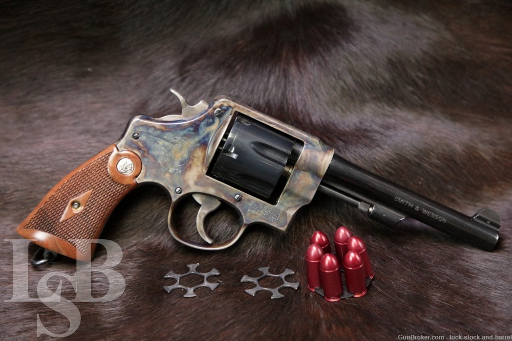 Smith & Wesson S&W Model 22-4 Classic 150188 .45 ACP Case Color Revolver-img-0