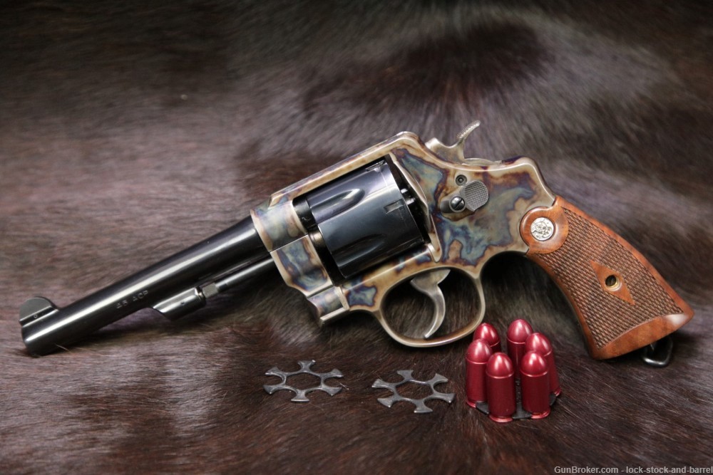 Smith & Wesson S&W Model 22-4 Classic 150188 .45 ACP Case Color Revolver-img-3