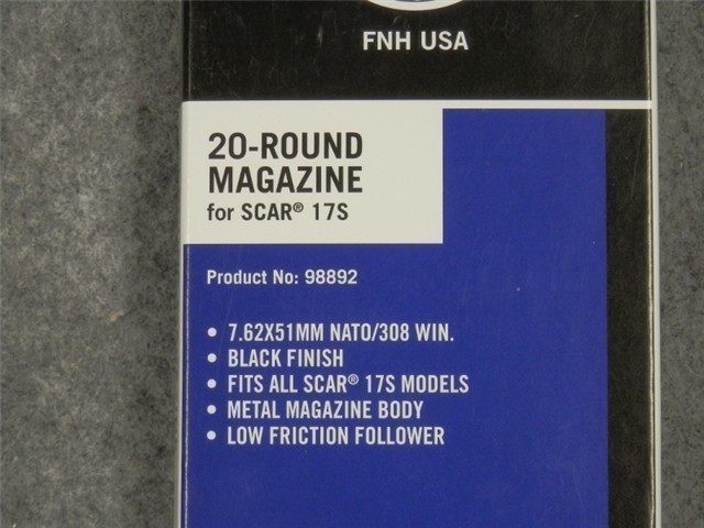 FNH SCAR 17S FACTORY 20 ROUND BLACK MAG 98892-img-5