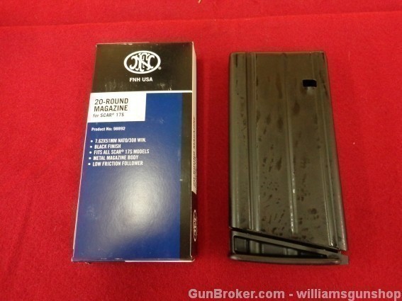 FNH SCAR 17S FACTORY 20 ROUND BLACK MAG 98892-img-0
