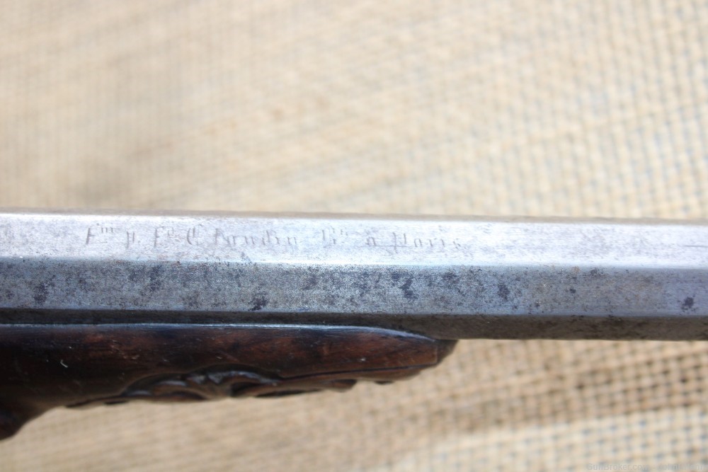 Unknown French Pistol PARTS ONLY! NICELY ENGRAVED!-img-19