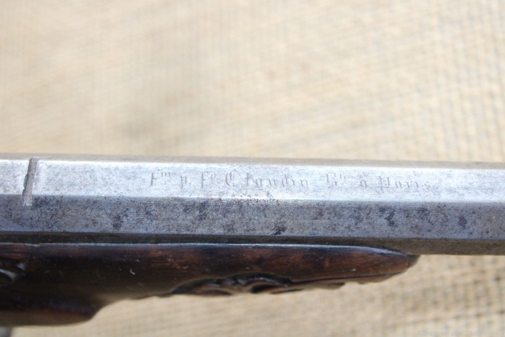 Unknown French Pistol PARTS ONLY! NICELY ENGRAVED!-img-18