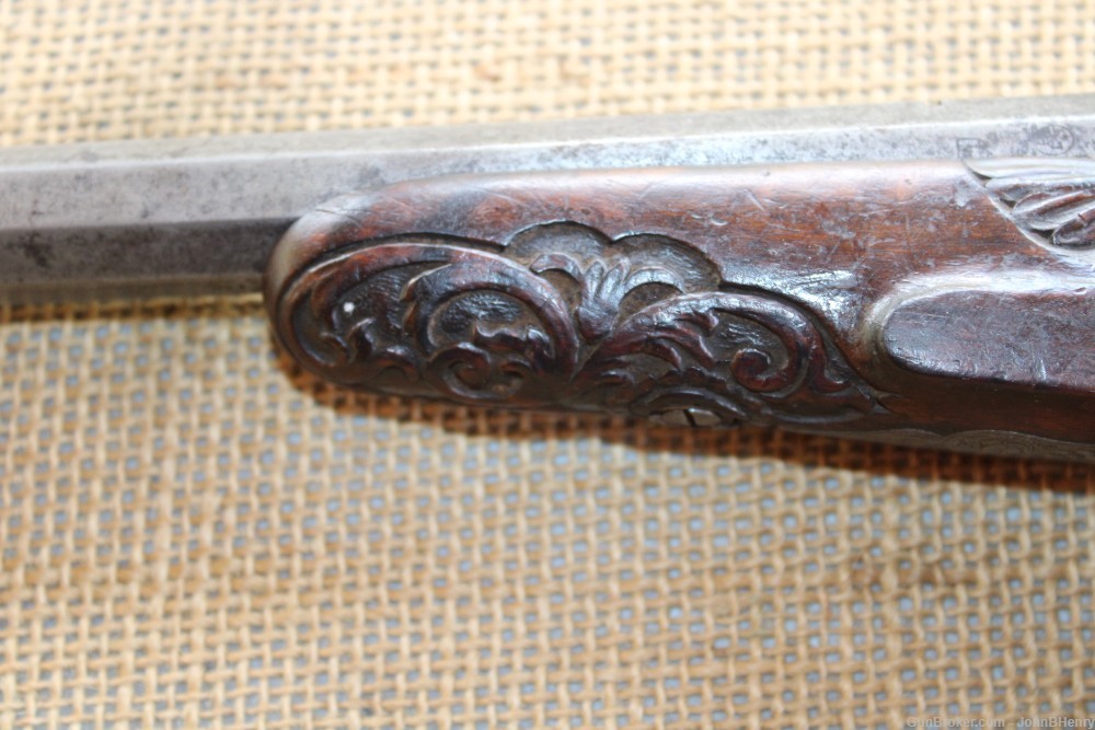 Unknown French Pistol PARTS ONLY! NICELY ENGRAVED!-img-1