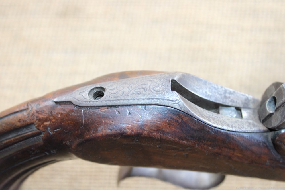 Unknown French Pistol PARTS ONLY! NICELY ENGRAVED!-img-17