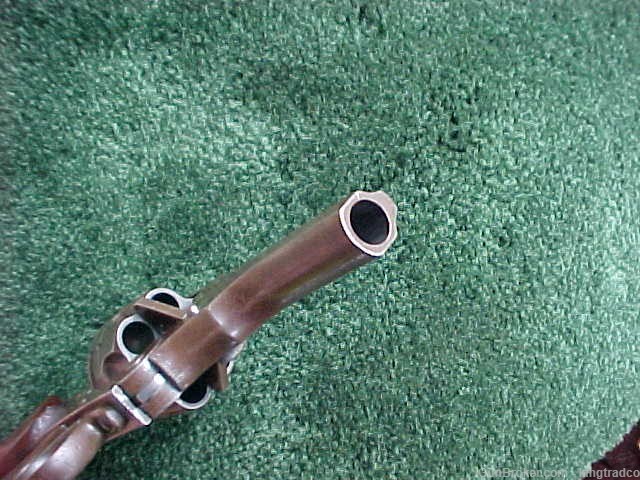 Antique WEBLEY MK l Topbreak Revolver 45 ACP Birdhead Wood Grips w Holster-img-15