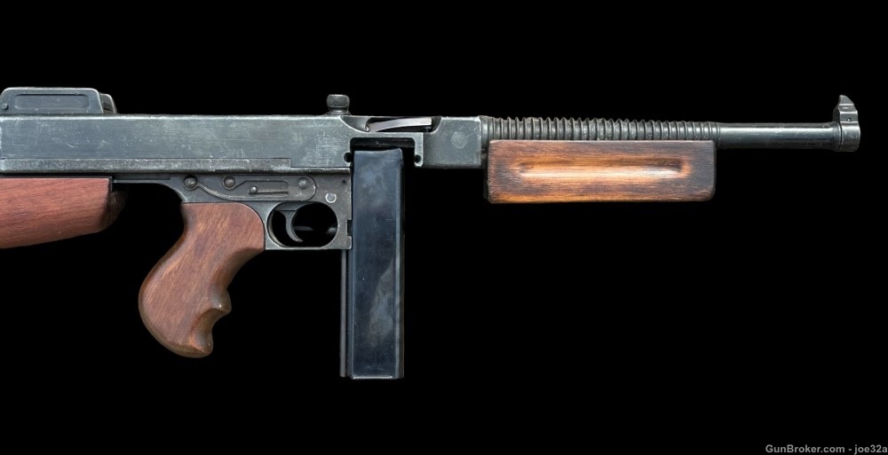 WW2 US Thompson MG Model 21 Tommy Gun MGC JAPAN dummy WWII RARE machine mg-img-2