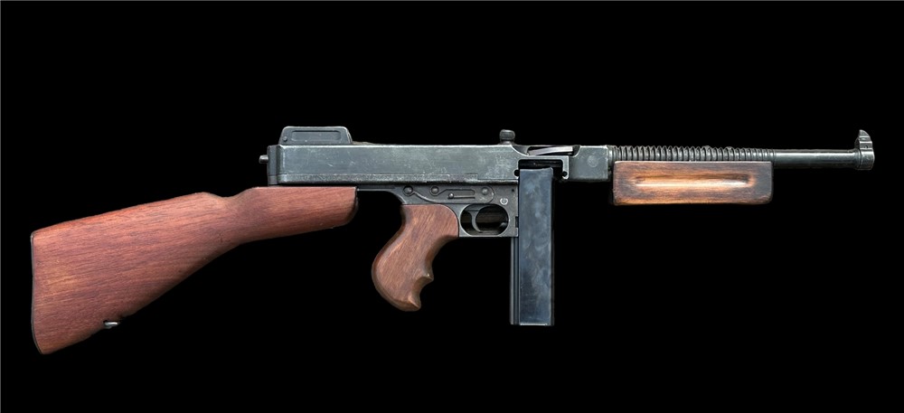 WW2 US Thompson MG Model 21 Tommy Gun MGC JAPAN dummy WWII RARE machine mg-img-14