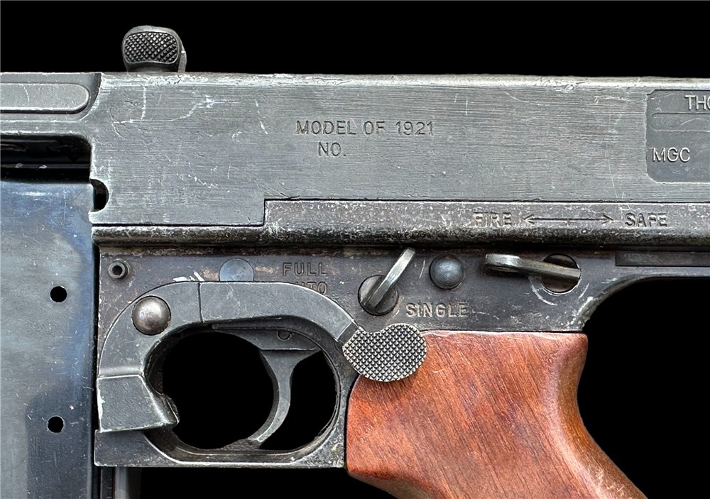 WW2 US Thompson MG Model 21 Tommy Gun MGC JAPAN dummy WWII RARE machine mg-img-10